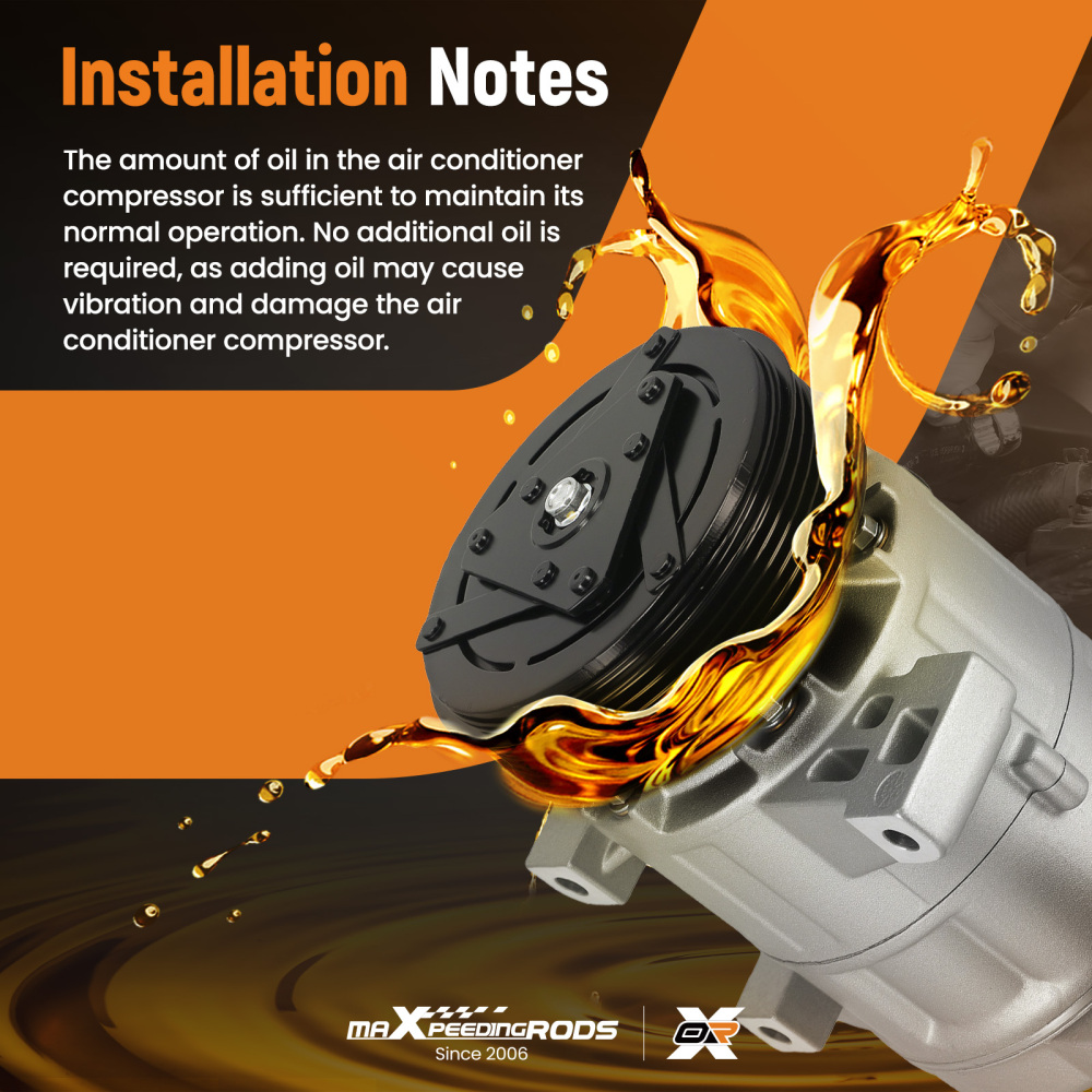 A/C compatible for AC Compressor With Clutch compatible for Nissan Altima L4 2.5L 2013-2018 926003TA0E