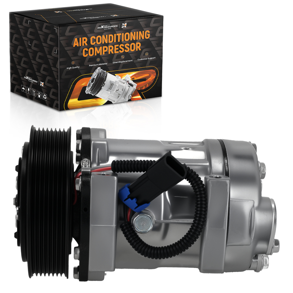 Compatible for AC A/C Compressor CO 4493C compatible for Volvo VNL VNM Base 10.8L 12.8L 14.9L 16.1L 06-07