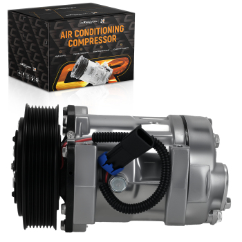 Compatible for AC A/C Compressor CO 4493C compatible for Volvo VNL VNM Base 10.8L 12.8L 14.9L 16.1L 06-07