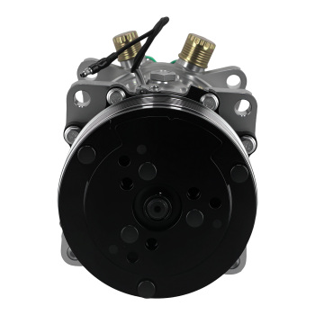 A/C Compressor W/ Clutch For Sanden 508 8-Groove Serpentine Belt Sliver HC5004C