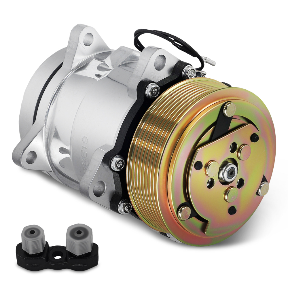 A/C Compressor w/ 8-Groove For ThermoKing Tripac APU PN 102-1018 102-580 102-963