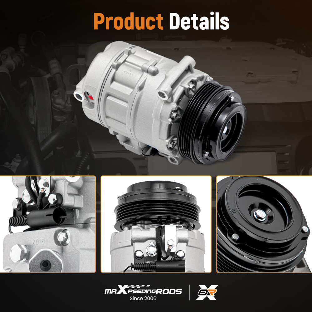 Air Conditioning A/C Compressor compatible for BMW 3 5 7 Series E46 E39 E3864526904014