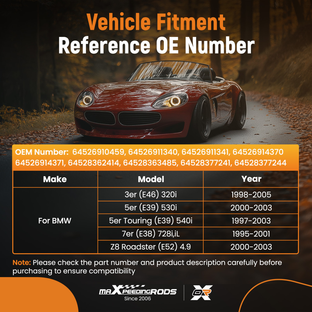 8FK351176501 Air Con Conditioning compatible for AC Compressor compatible for BMW 3 Series E46