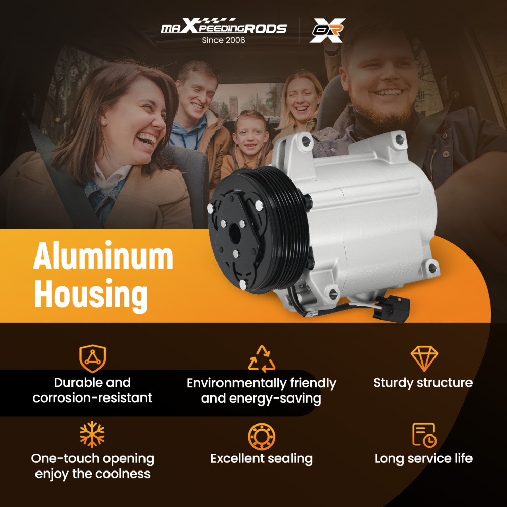 Compatible for AC A/C Compressor compatible for Buick Enclave GMC Acadia 3.6L 2007-2012 CO 21625C 4710705