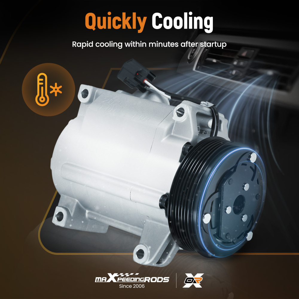 Compatible for AC A/C Compressor compatible for Buick Enclave GMC Acadia 3.6L 2007-2012 CO 21625C 4710705