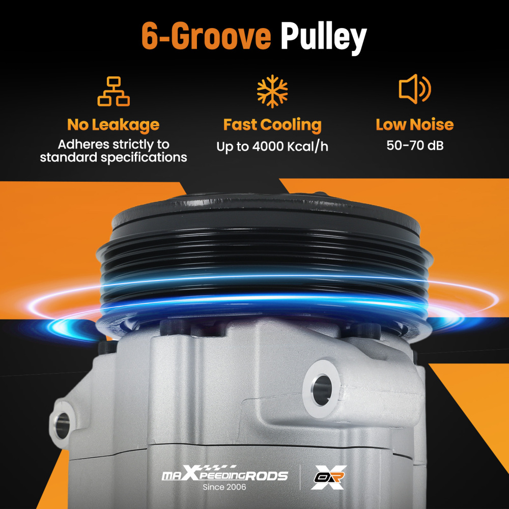 Compatible for AC A/C Compressor compatible for Buick Enclave GMC Acadia 3.6L 2007-2012 CO 21625C 4710705