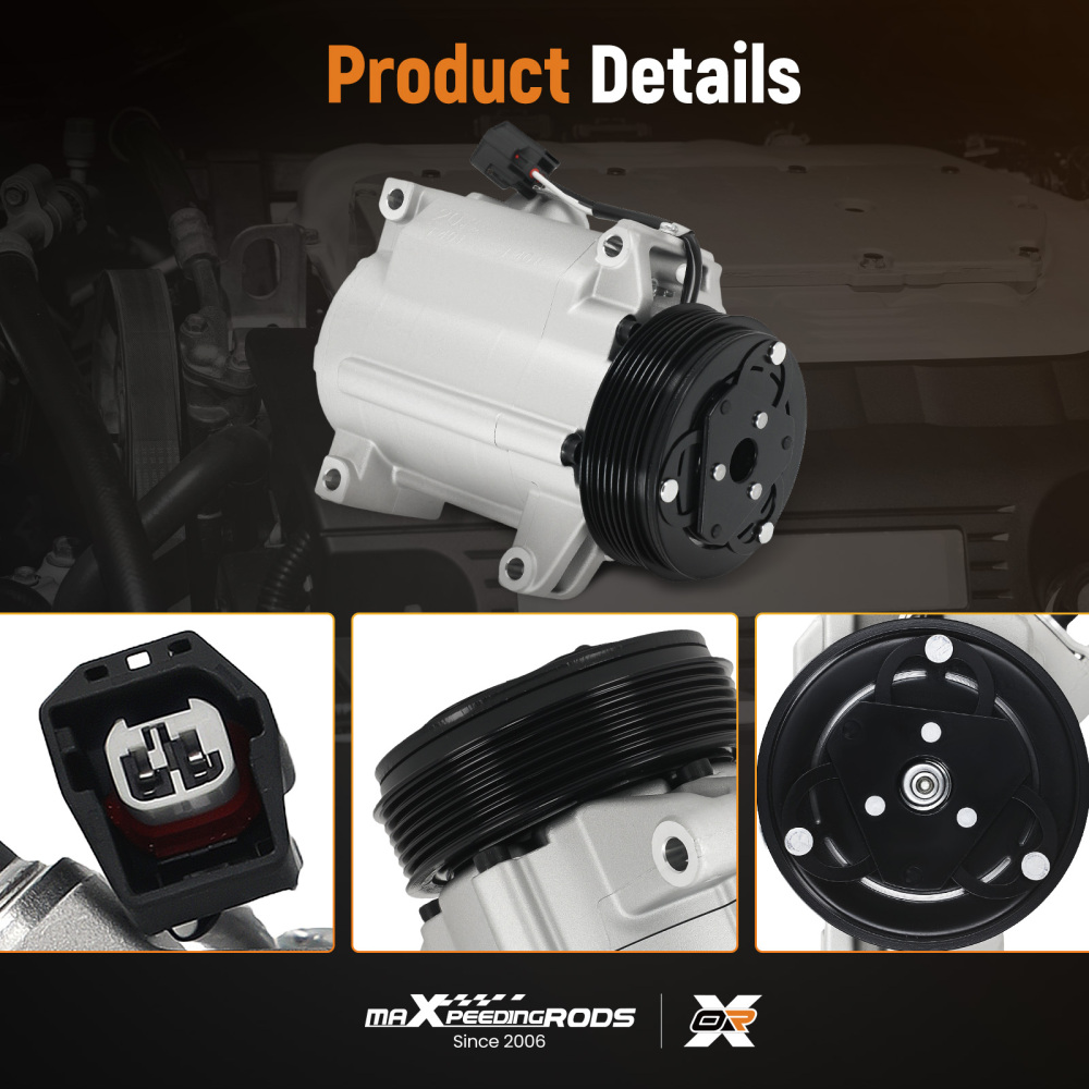 Compatible for AC A/C Compressor compatible for Buick Enclave GMC Acadia 3.6L 2007-2012 CO 21625C 4710705