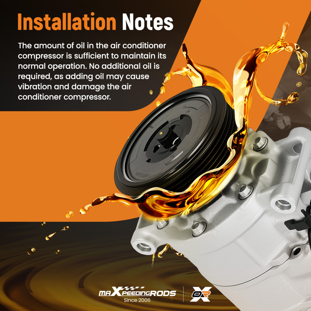 Compressore aria condizionata compatibile per Audi A4 A6 8E 8H 4F B6 compatibile per Seat Exeo 4F0260805AC
