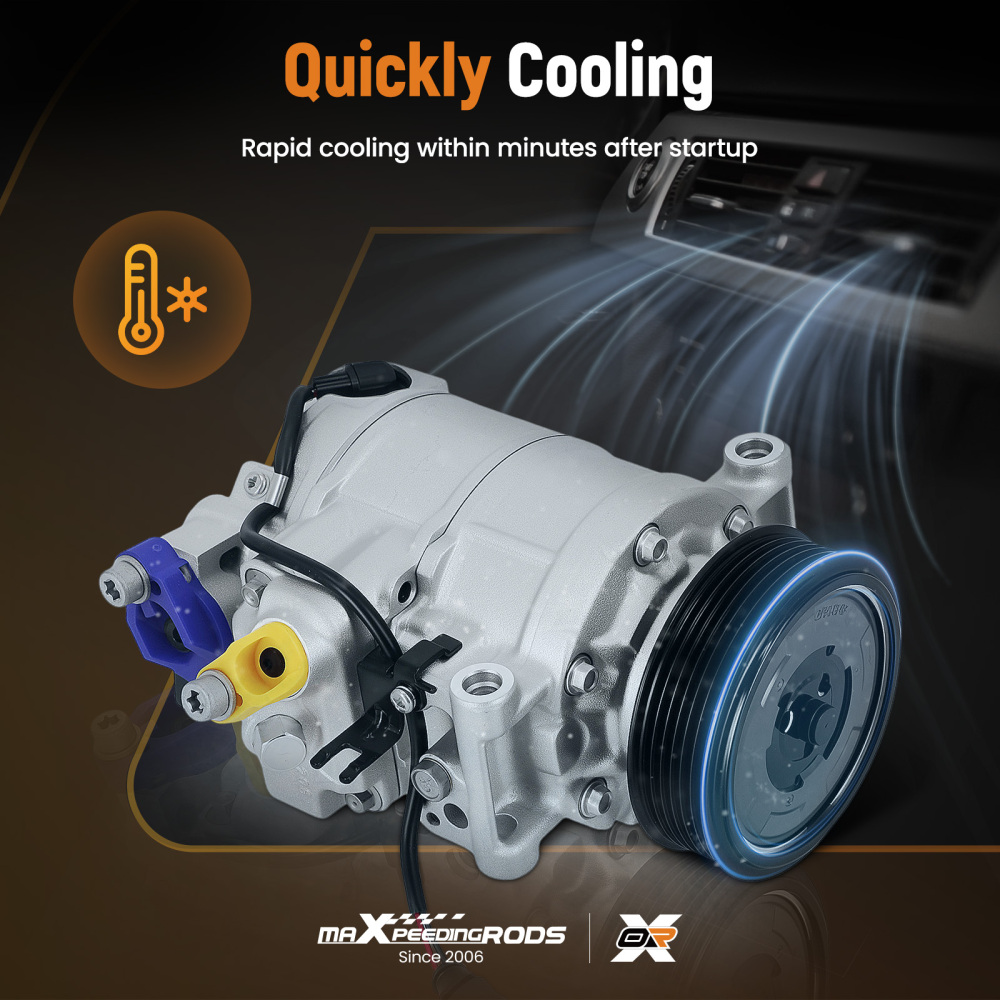 Compressore aria condizionata compatibile per Audi A4 A6 8E 8H 4F B6 compatibile per Seat Exeo 4F0260805AC