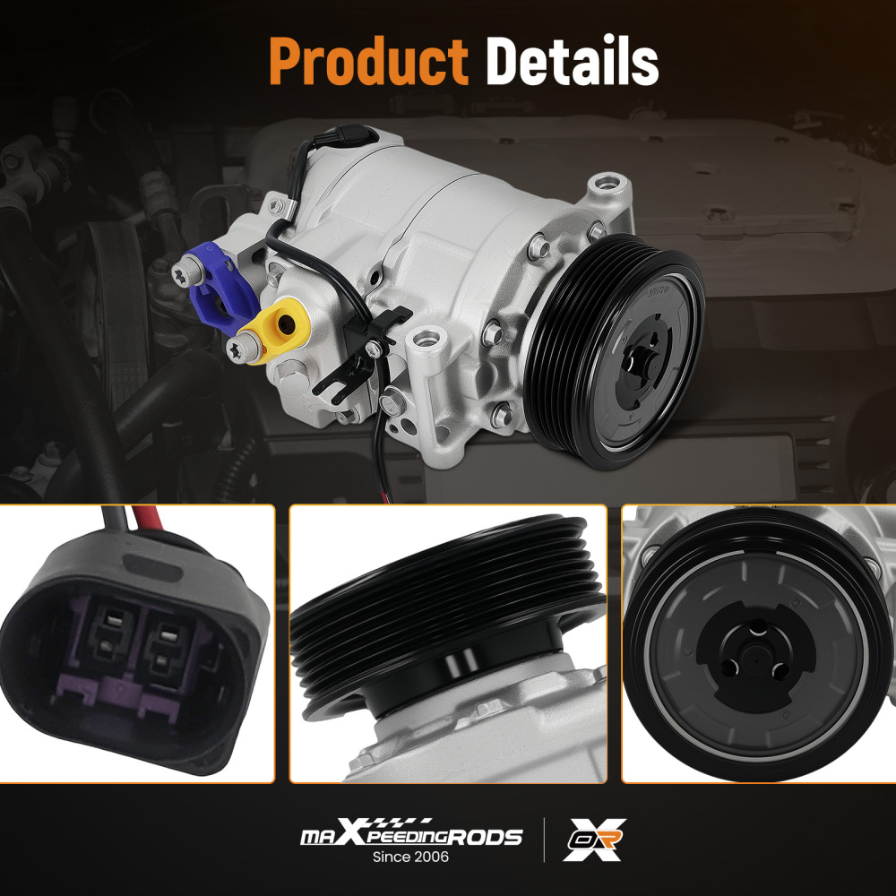Compressore aria condizionata compatibile per Audi A4 A6 8E 8H 4F B6 compatibile per Seat Exeo 4F0260805AC