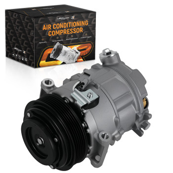 Compatible for AC Compressor w/Clutch compatible for Ram ProMaster 1500 2500 3500 14-22 V6 3.6L 68149886AB
