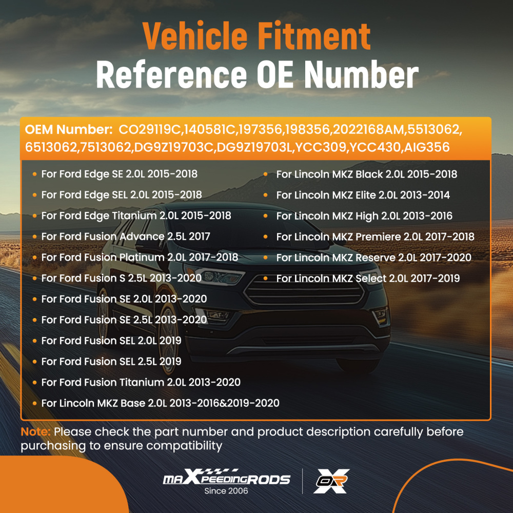 Compatible for AC Compressor compatible for Ford Fusion 2.0L, 2.5L 2013 2014 2015 2016-2020 CO 29119C