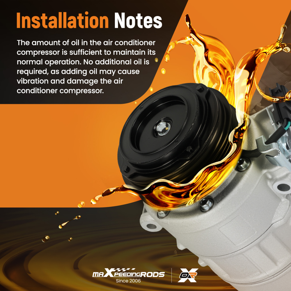 Compatible for AC Compressor compatible for Ford Fusion 2.0L, 2.5L 2013 2014 2015 2016-2020 CO 29119C