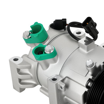 Compatible for AC Compressor w/Clutch compatible for Kia Soul Base LX 2014-2019 1.6L 97701A5501 CO29273C