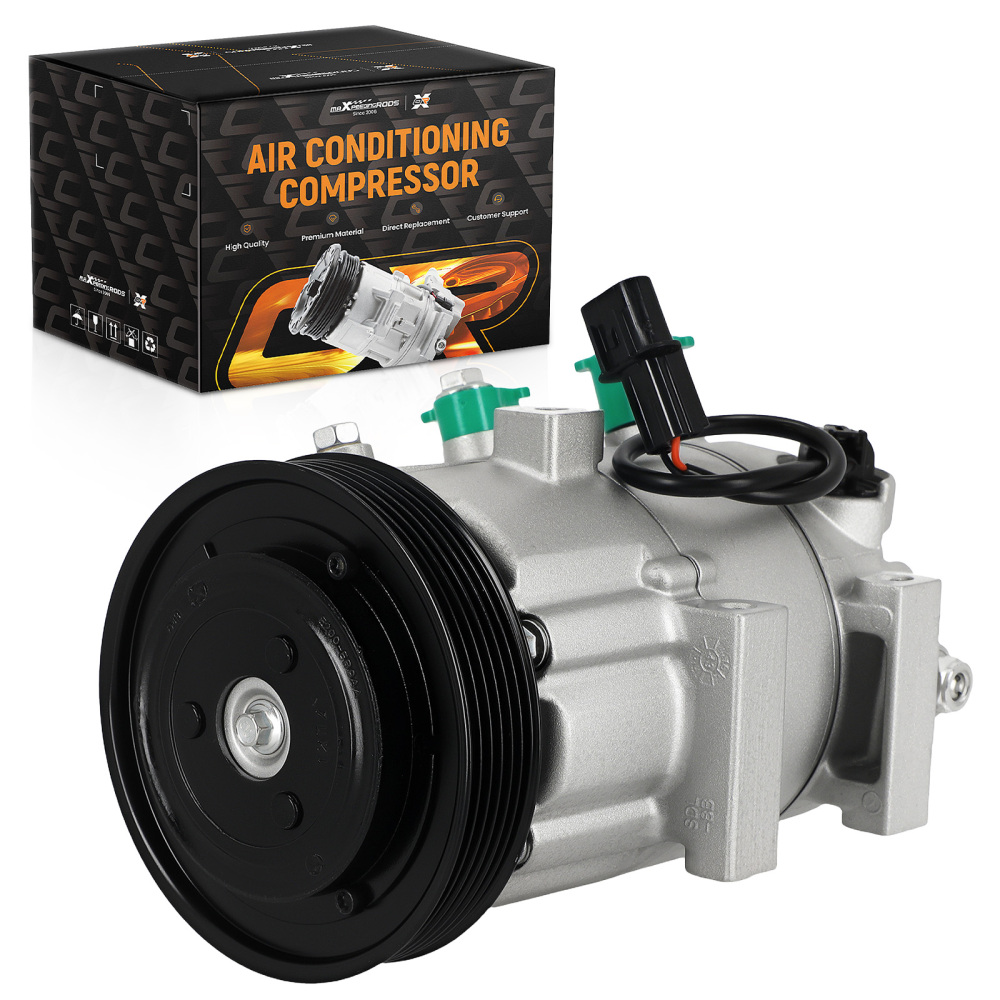 Compatible for AC Compressor w/Clutch compatible for Kia Soul Base LX 2014-2019 1.6L 97701A5501 CO29273C
