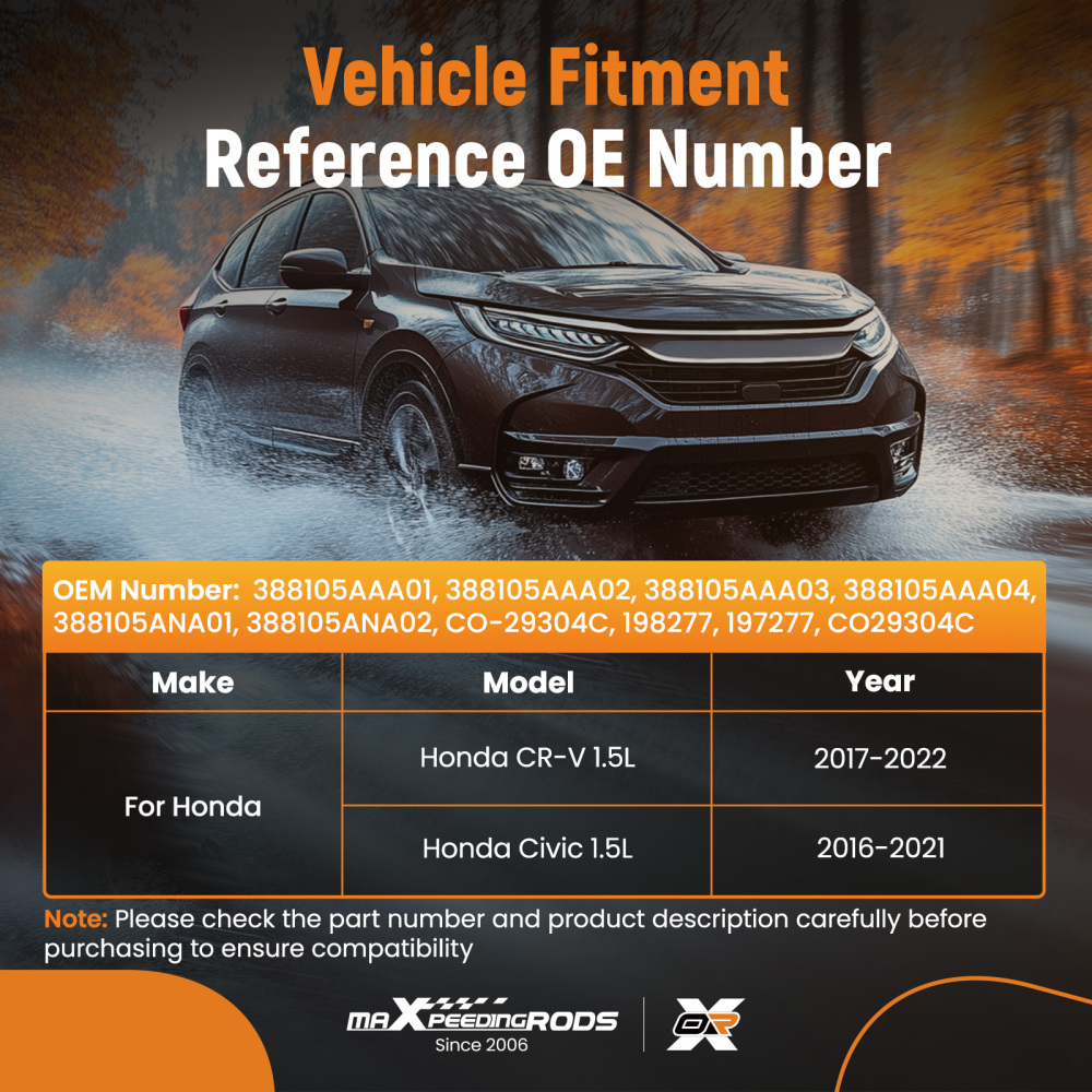 A/C Compressor w/ 7-Groove PulleyCVC Style compatible for Honda CR-V 1.5L2017-2022