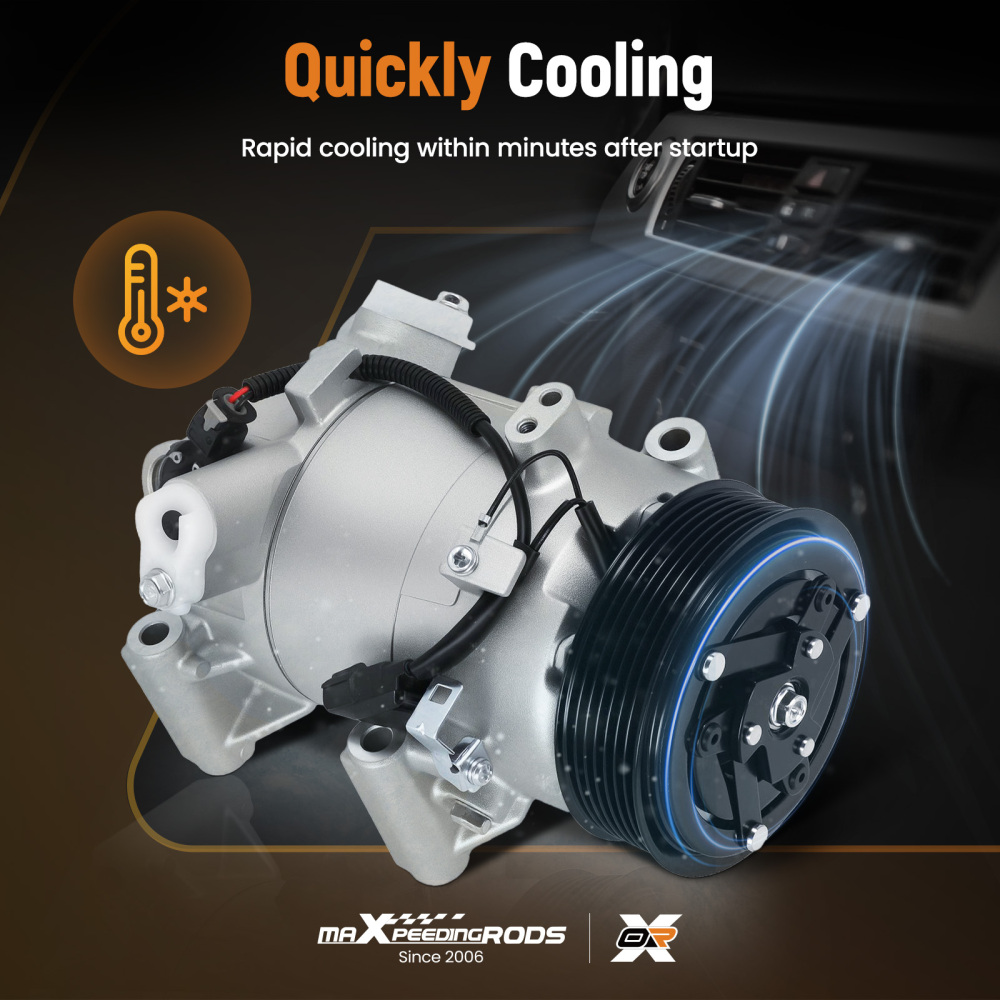 A/C Compressor w/ 7-Groove PulleyCVC Style compatible for Honda CR-V 1.5L2017-2022