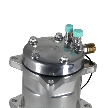 A/C compatible for AC Compressor Assembly For Abacus 508 /Sanden 5H14 Serpentine Belt 8 Grooves