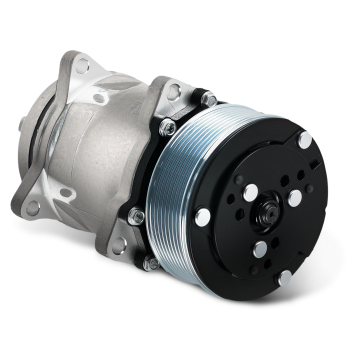 A/C compatible for AC Compressor Assembly For Abacus 508 /Sanden 5H14 Serpentine Belt 8 Grooves