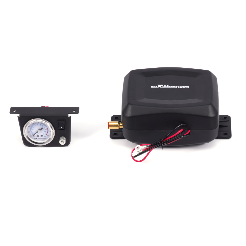 Air Controller for Air Spring Bag Kit Onboard Compressor Dash Gauge Panel Single Path