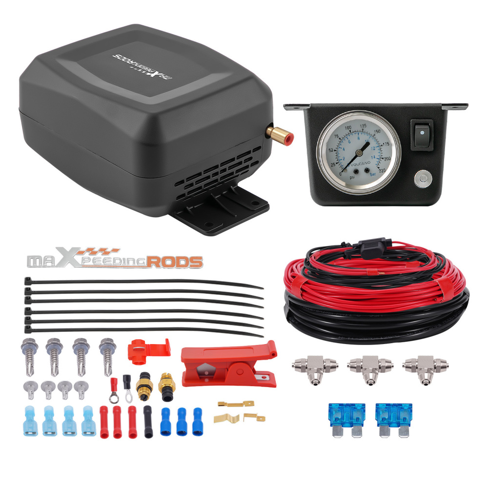 MaXpeedingrods Air Sping Bag Compressor Controller Kit compatible for Ford Toyota Ranger PX