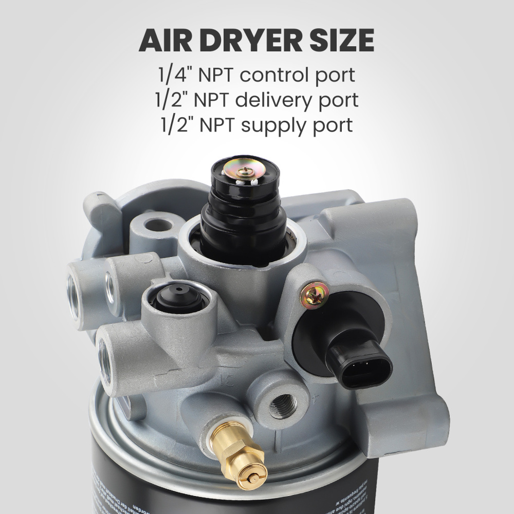 Air Dryer compatible for Volvo SS1200P compatible for Freightliner Peterbilt Ref R955300 R955082 85122949