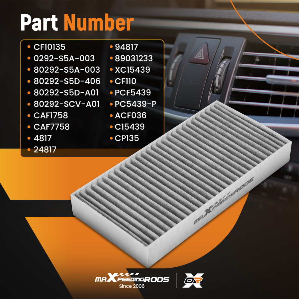 2PCS Cabin Air Filter compatible for Acura CSX EL RSX 2002-2006 PCF5439 High Filtration