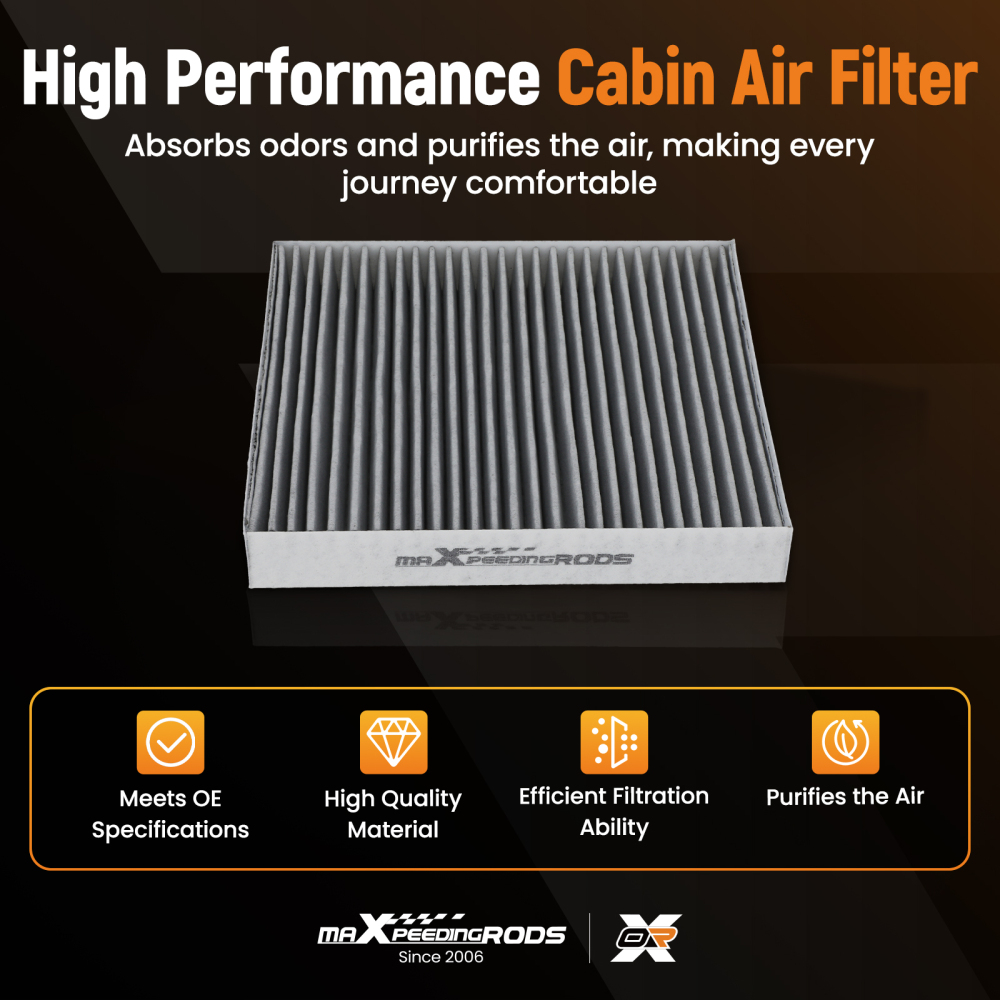 Cabin Air Filter compatible for Infiniti FX35/FX45 2003-2008 27277-VS251 B7200-5M000
