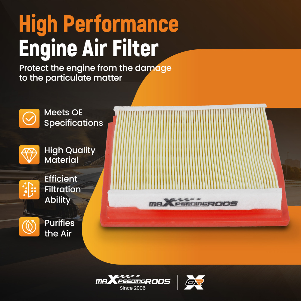 2Pcs Engine Air Filter compatible for INFINITI EX35/EX37 2008-2013 CA10544 A4038