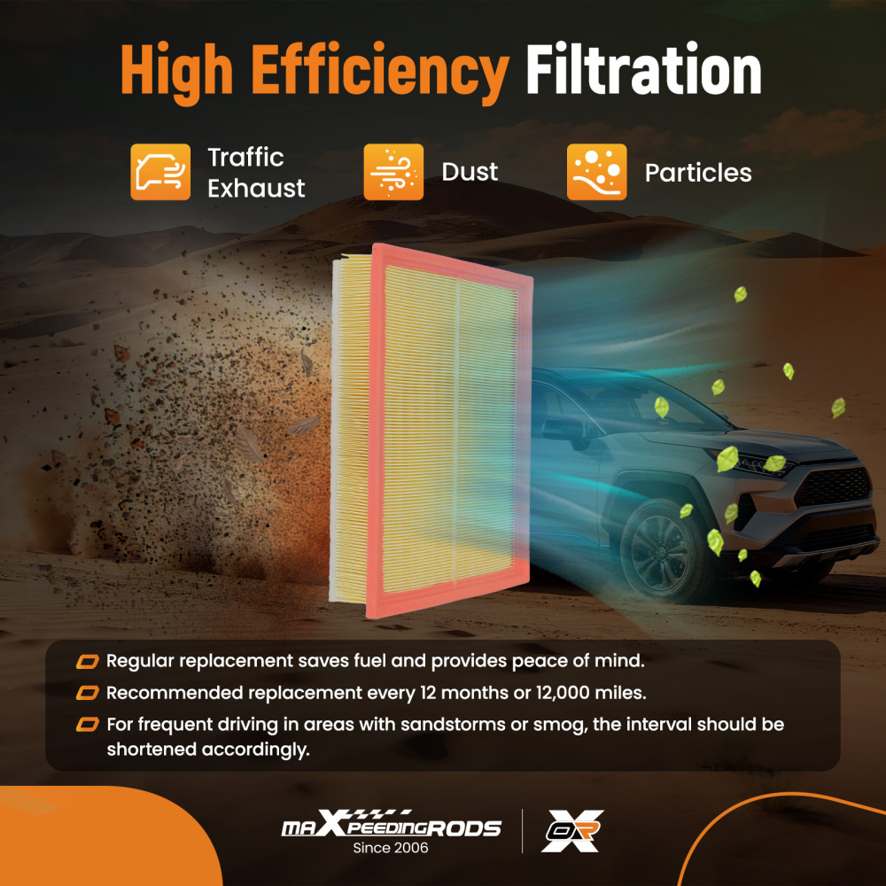 Air Filter compatible for Lexus GX460 V8 4.6L 2010-2023 17801-38050 PXA49350