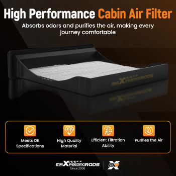 CF10930 Activated Carbon Cabin Air Filter compatible for Subaru Crosstrek/XV 2013-2017