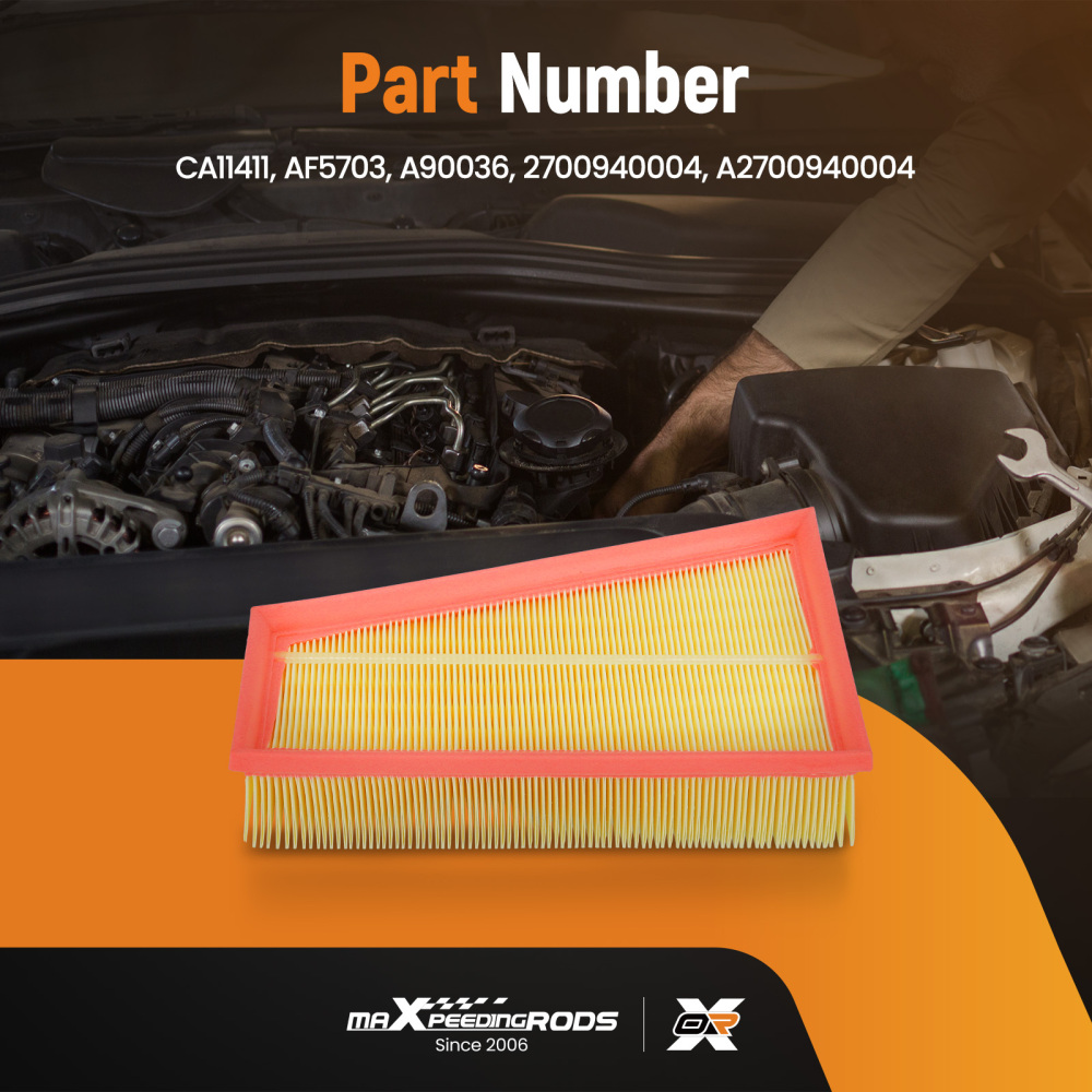 Air Filter compatible for Infiniti A180 1.6L 2012-2018 CA11411 AF5703 A90036 2700940004