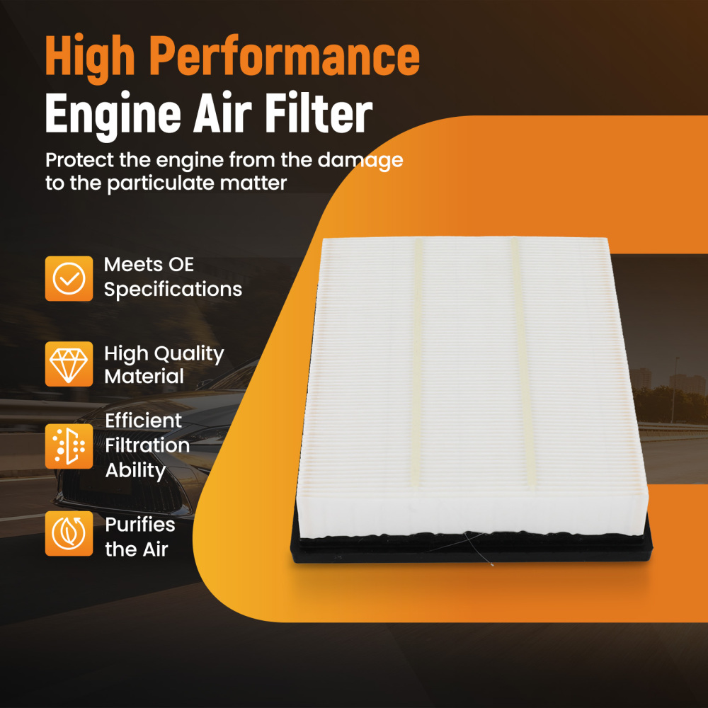 Air Filter compatible for Ford Edge 2.0L 2.7L 3.5L 2015-2024 CA11480 DS739601AC