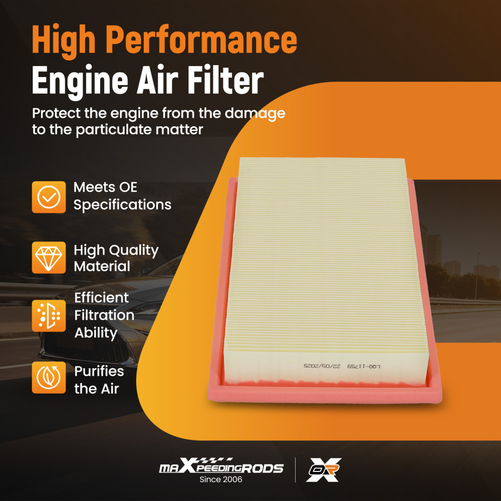 Air Filter compatible for Mercedes-Benz C300/C350e/E300 L4 2.0L 2015-2019 CA11759