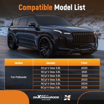 Engine Cabin Air Filter compatible for Hyundai Palisade 2020-2025 3.8L 28113-A9100 WA10271