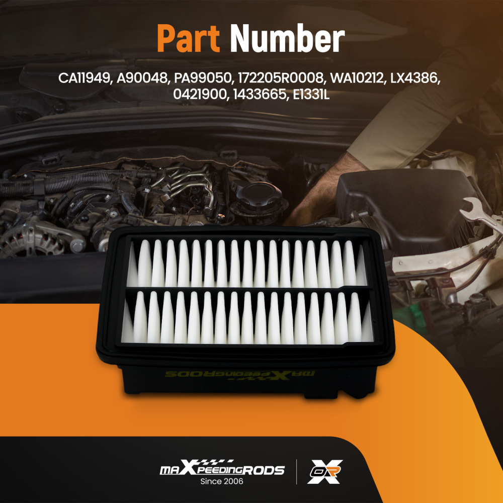 Engine Air Filter compatible for Honda 1.5L 2015-2020 172205R0008 0421900 WA10212 E1331L