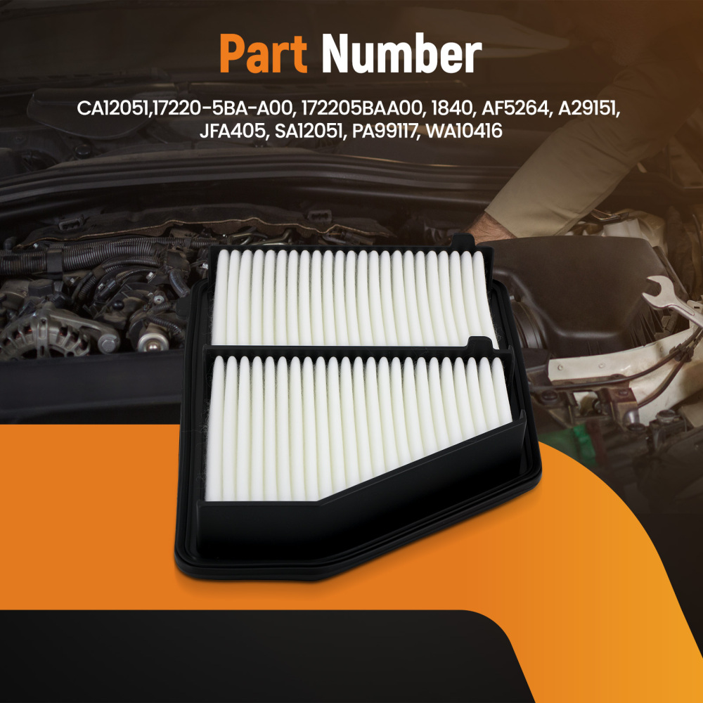Engine Air Filter compatible for Honda Civic 2.0L 2016-2023 172205BAA00 PA99117