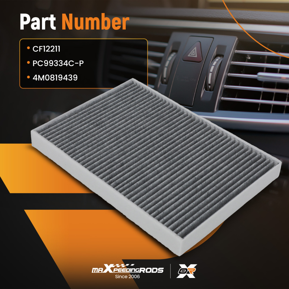 CF12211 Activated Carbon Cabin Air Filter compatible for Audi A4 Q5 2017-2023 4M0819439
