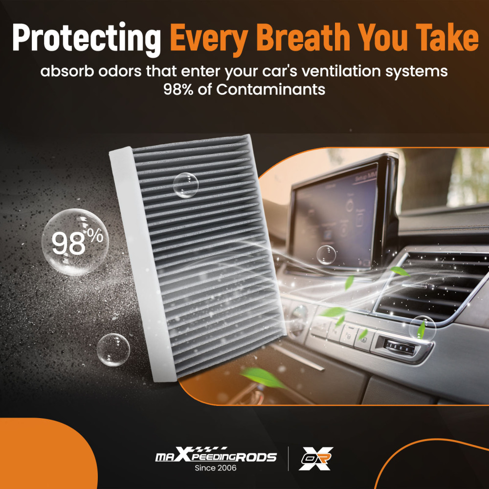 CF12211 Activated Carbon Cabin Air Filter compatible for Audi A4 Q5 2017-2023 4M0819439