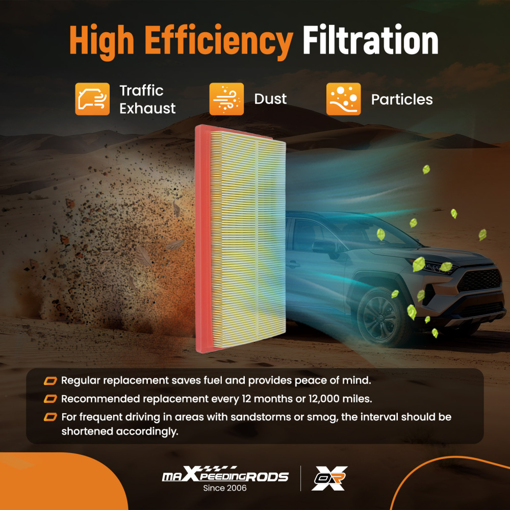 Air Filter compatible for Lexus ES300h 2.5L 2019-2024 CA12289 PA99265 17801-77050