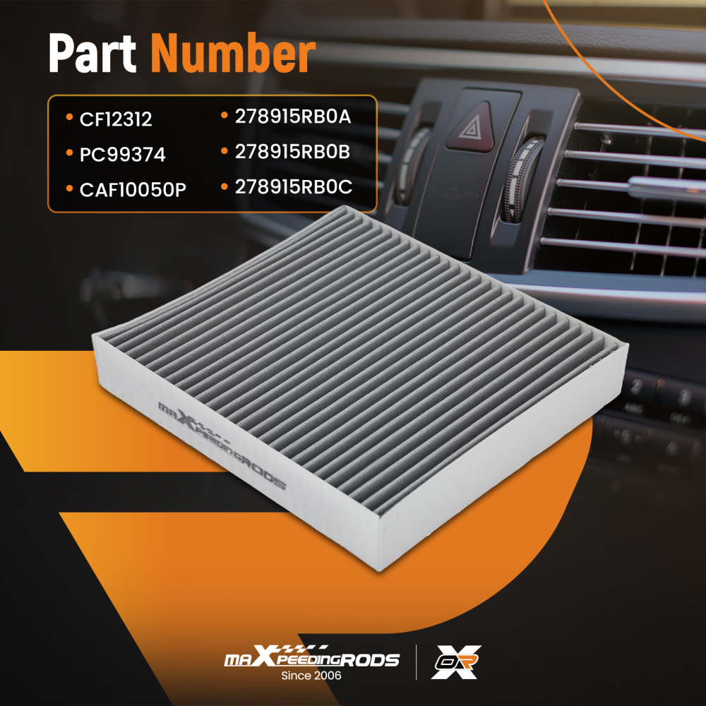 Carbon Cabin Air Filte compatible for INFINITI QX50 19-2025 compatible for Nissan Altima 278915RB0A
