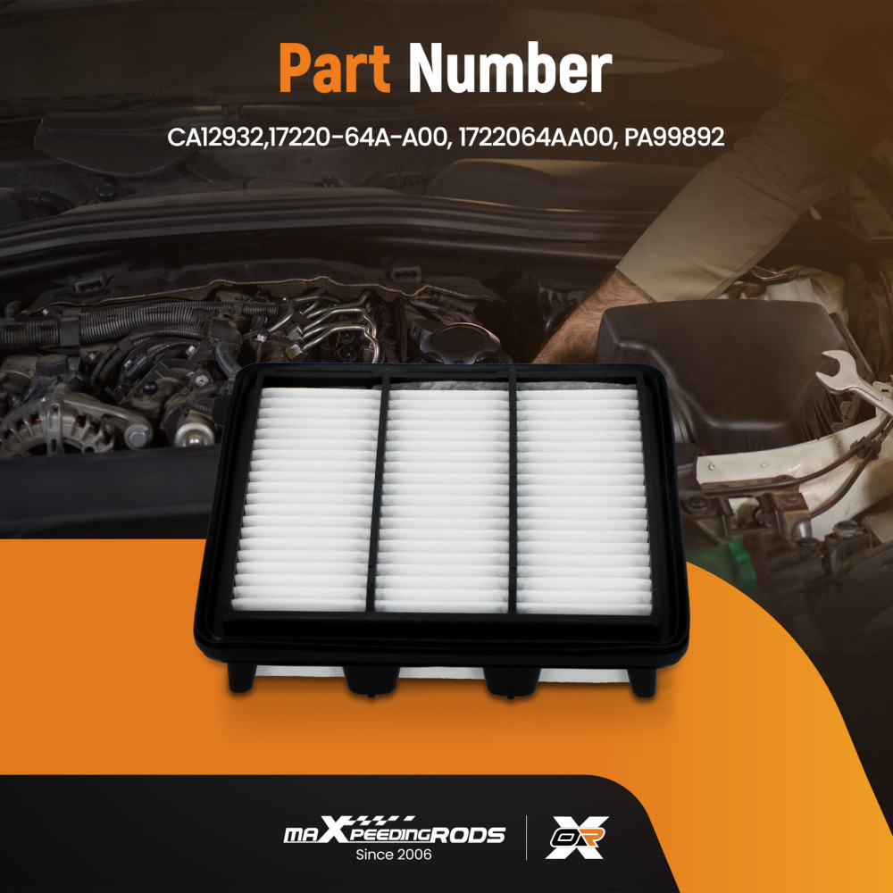 Engine Air Filter CA12932 compatible for Honda Accord/Civic 1.5L 1722064AA00 PA99892