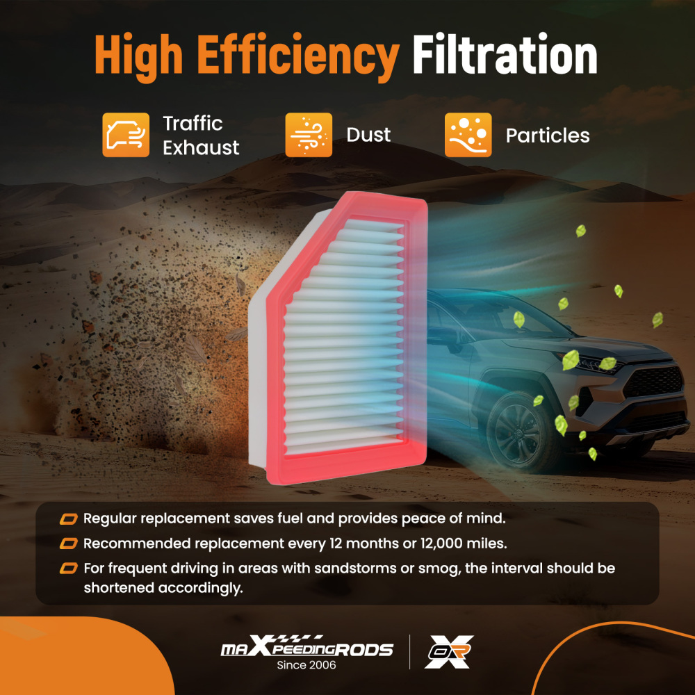 Air Filter compatible for Nissan Sentra 2.0L 2020-2025 16546-6LA0A Front CA12815 PA99575