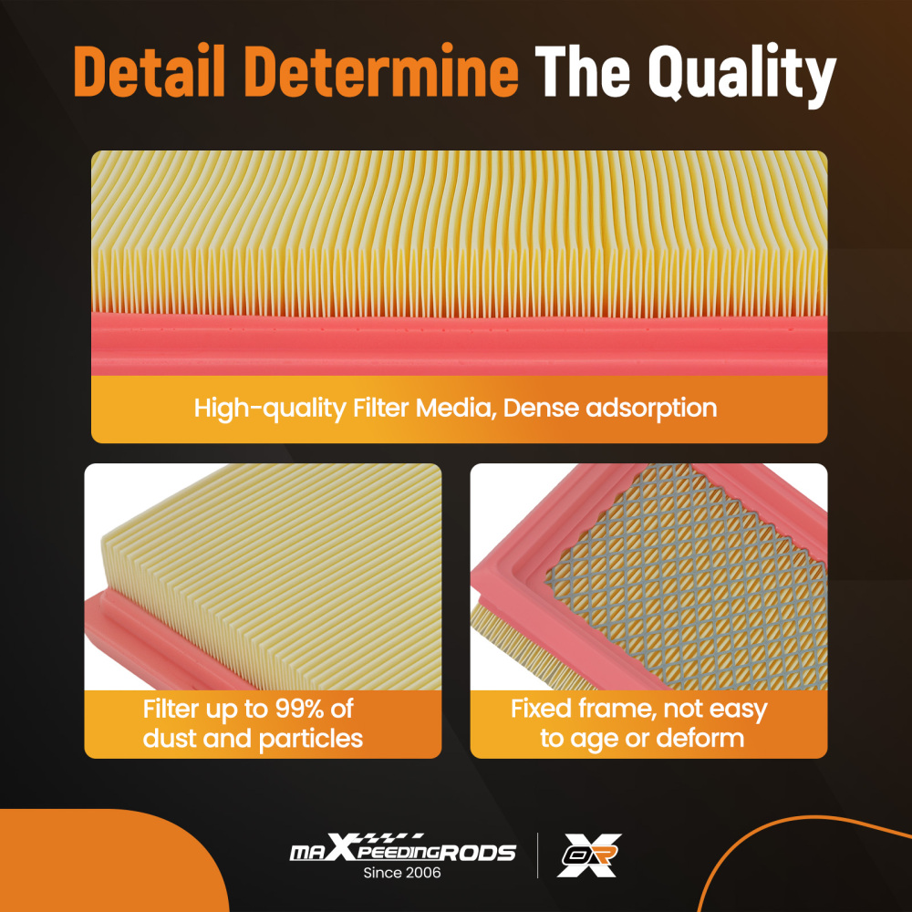 Air Filter compatible for INFINITI FX35 2008-2012 16546-3J410 16546-1HC2A AF7823 CA6900