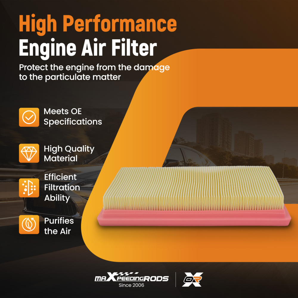 Air Filter compatible for INFINITI FX35 2008-2012 16546-3J410 16546-1HC2A AF7823 CA6900