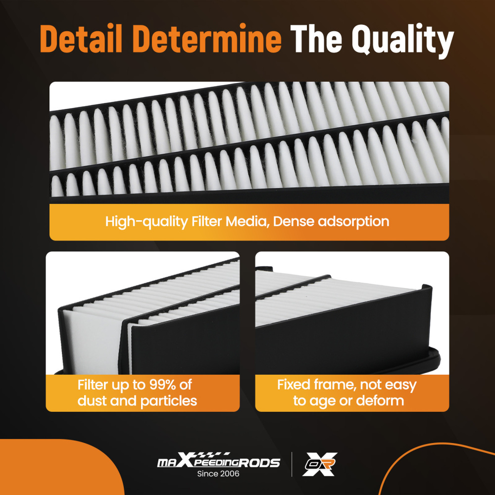 1pc Engine Air Filter compatible for Toyota 4Runner FJ Cruiser compatible for Tacoma CA9683 17801-0P010