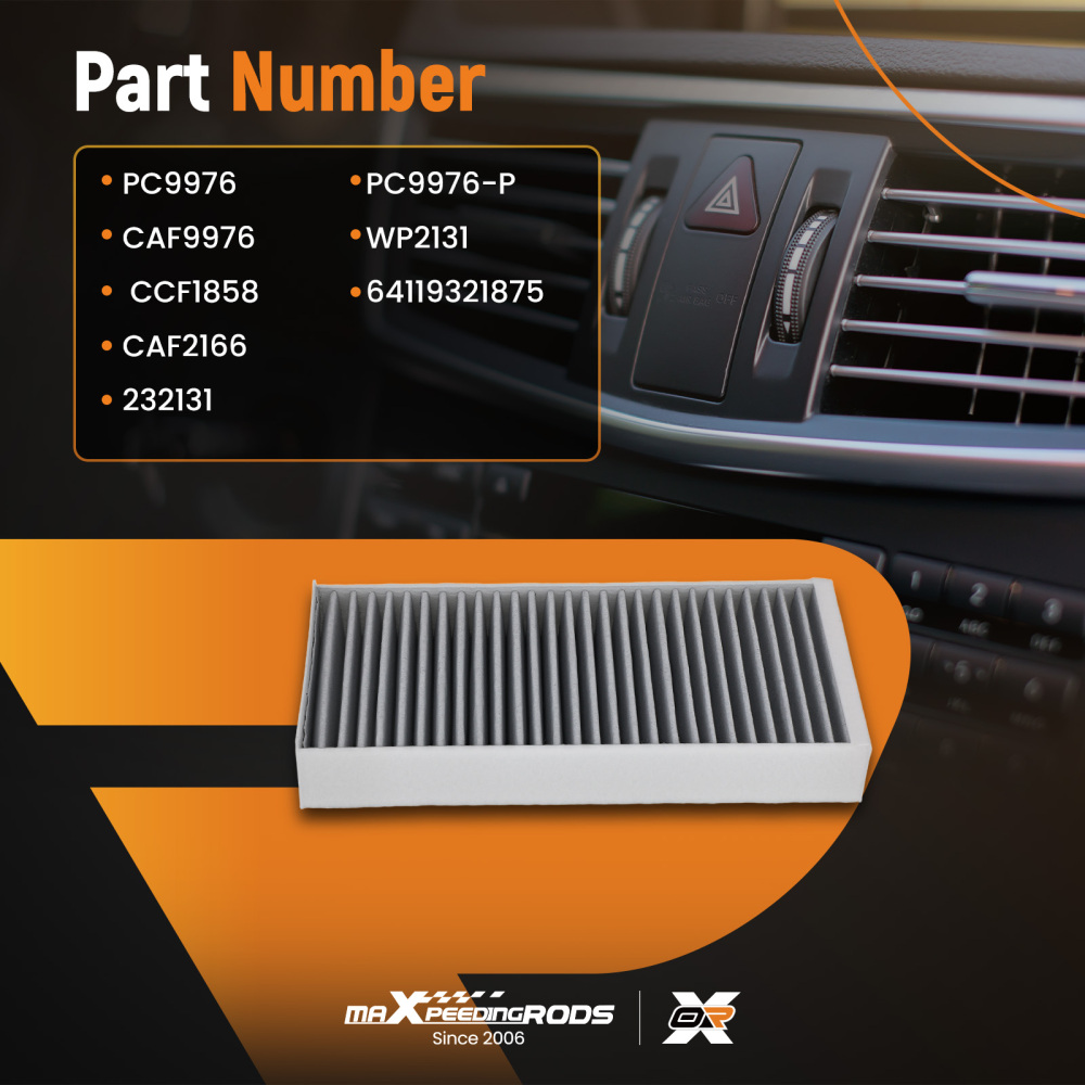 A/C Cabin Air Filter compatible for MINI Clubman Countryman F54 F60 2016-2022 WP2131