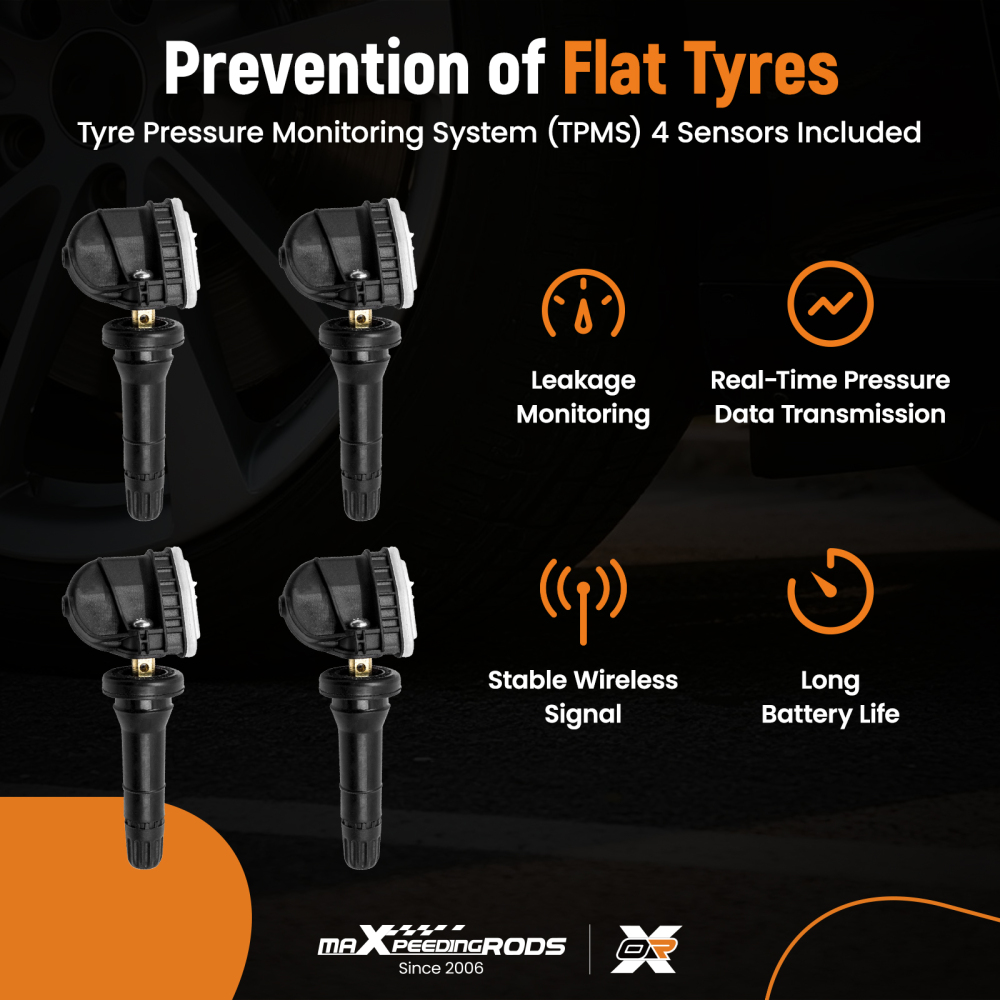 1pcs TPMS Tyre Tire Pressure Sensor compatible for Opel Astra Insignia Corsa Mokka 13506028