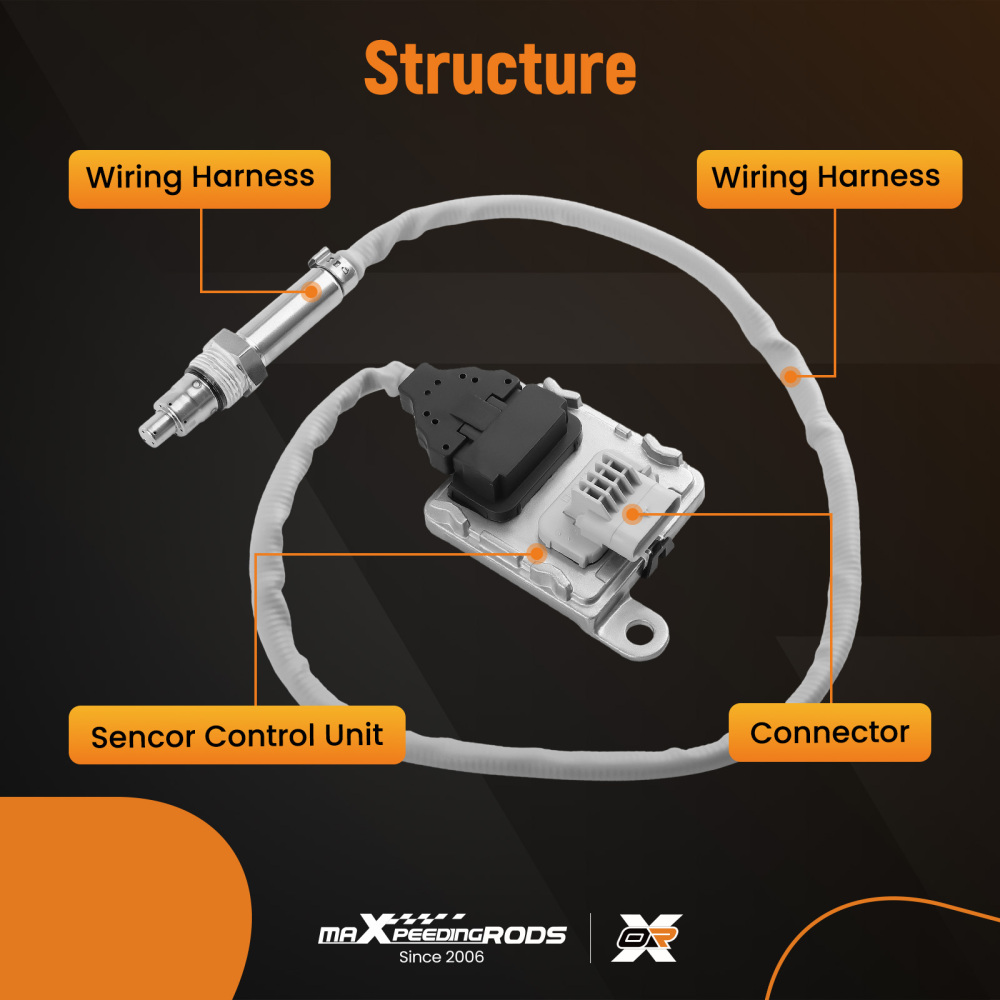 NOX sensor compatible for Citroen Peugeot 1.6 2.0 HDi BlueHDi 9821120980 9678570780