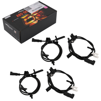 4X Front Rear ABS Wheel Speed Sensor compatible for Chevrolet Traverse compatible for Buick Saturn GMC